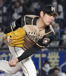 <p>　５回無失点で６勝目を挙げた日本ハム・加藤＝ＺＯＺＯマリン</p>