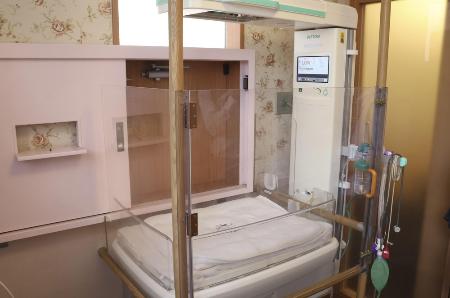 <p>　慈恵病院の赤ちゃんポスト「こうのとりのゆりかご」＝２０２５年５月、熊本市</p>