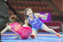 五輪まで１カ月　メッセから「勇気と元気届ける」　レスリング須崎優衣選手（２１）＝松戸市出身