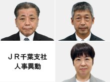 千葉など６駅長交代　ＪＲ千葉支社女性は６人に