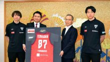 来季は優勝パレードを　千葉ジェッツ、ホーム船橋市に今季を報告