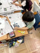 書くことで深い学び実現　袖ケ浦市立中川小学校　【ＮＩＥ報告　千葉県内実践校の取り組み】