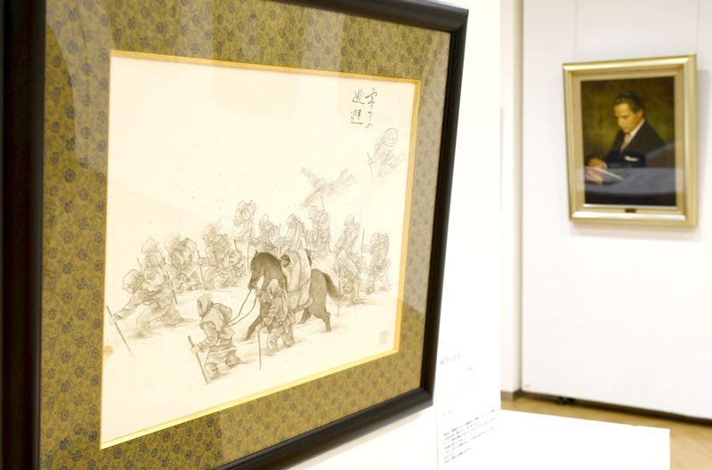 「戦争の真実伝えたい」　抑留経験した画家・故小幡春生氏の長男　作品８６点、成田市に寄贈