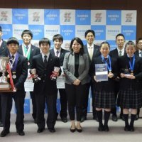 日体大柏高全国Ｖ報告　市長訪問　レスリング　ダンス　スノボ